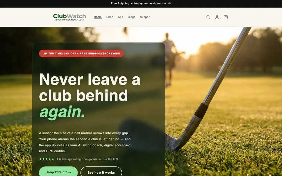 ClubWatch homepage