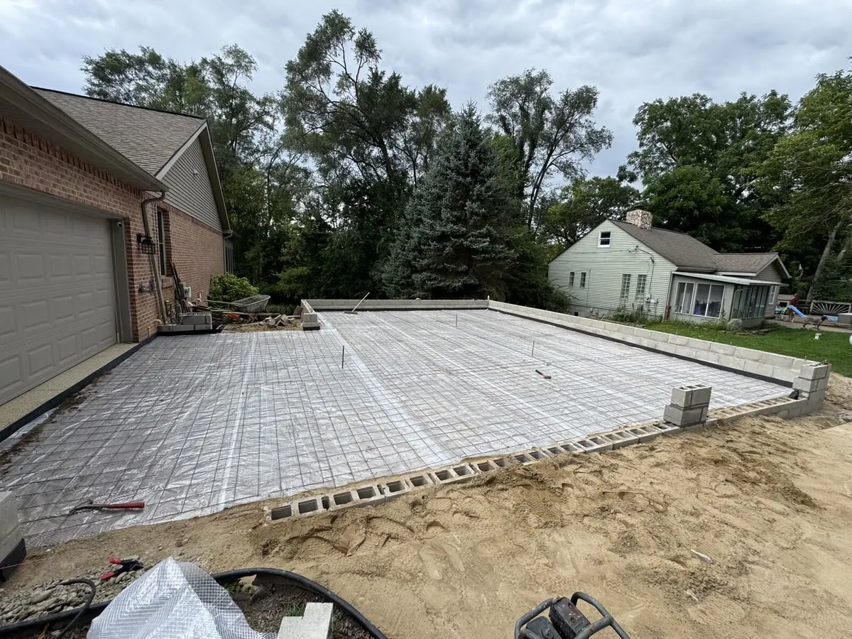 Job site photo from a client project